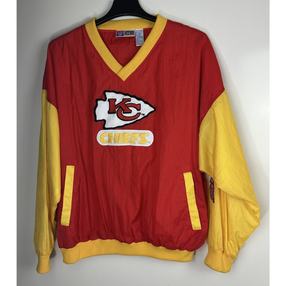 Vintage Team NFL Unique Sports Generation Kansas City Chiefs Pullover Jacket 2XL - Picture 16 of 16